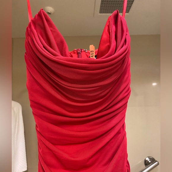 BABYBOO FASHION DEMI MADI DRESS RED XS - Picture 3 of 9